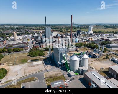 Chemical Plant of Solvay, Rheinberg Stock Photo - Alamy