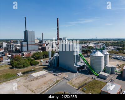 Chemical Plant of Solvay, Rheinberg Stock Photo - Alamy