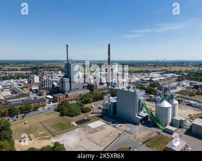 Chemical Plant Of Solvay, Rheinberg Stock Photo - Alamy