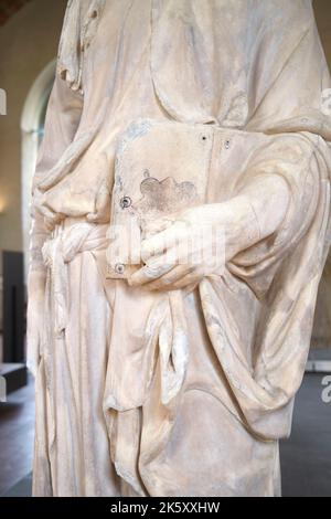 St Mark or San Marco by Donatello in the Museum of the Church of Orsanmichele Florence Italy Stock Photo