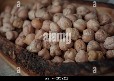 Organic hazelnuts healthy protein nutrition super food Stock Photo