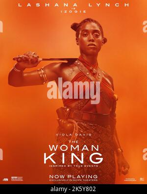 THE WOMAN KING, US character poster, Jordan Bolger, 2022. © TriStar
