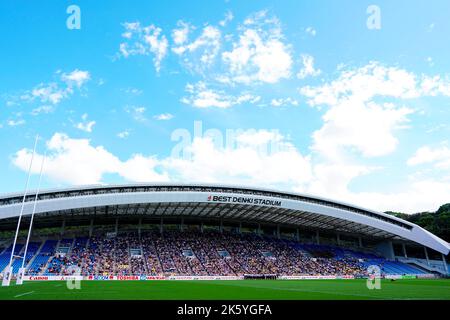 Best Denki Stadium, Fukuoka, Japan. 8th Oct, 2022. General View, OCTOBER 8, 2022 - Rugby : Japan Rugby Challenge Series 2022 between Japan XV 21-22 Australia A at Best Denki Stadium, Fukuoka, Japan. Credit: SportsPressJP/AFLO/Alamy Live News Stock Photo