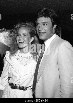 John James with Marcia Wolf at the Family Feud All-Star prime time