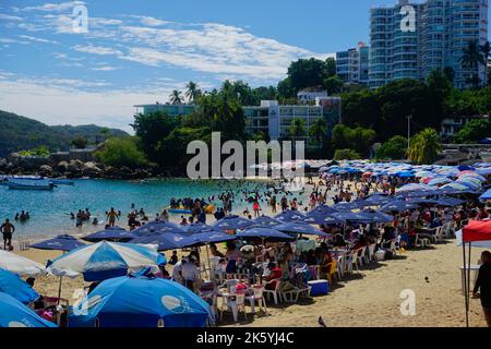 Acapulco; Mexico;  Caleta Beach in Old Acapulco Stock Photo