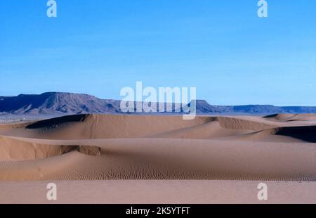 Red Sea escarpment and desert in north-east Sudan Stock Photo
