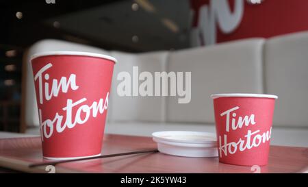 Tim Horton Coffee Stock Photo
