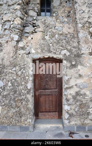 Conca dei Marini - Entrata della Torre Capo di Conca Stock Photo