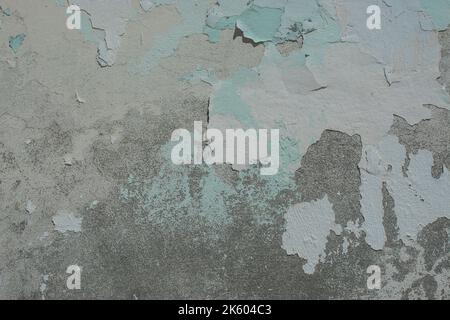 Abstract background old wall paited white,gray,green Stock Photo