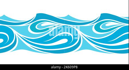 Abstract blue illustration on white background Stock Vector