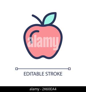 Apple pixel perfect RGB color ui icon Stock Vector