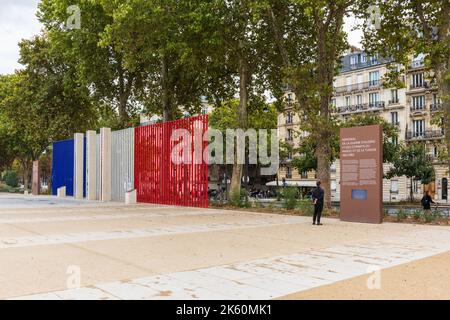 National Memorial to the Algerian War and Conflicts in Morocco and Tunisia. 7th Arrondissement, Paris, France, Europe Stock Photo