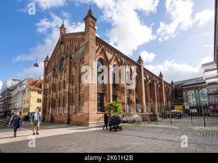 Copenhagen, Denmark. October 2022. External view  of the University building in the city center Stock Photo