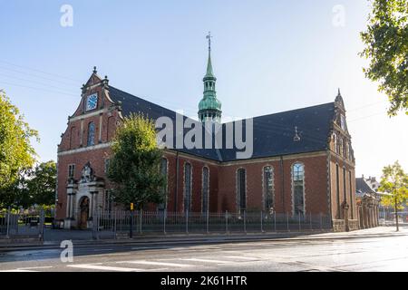 Copenhagen, Denmark. October 2022.  exterior view of the Holmen Church in the city center Stock Photo