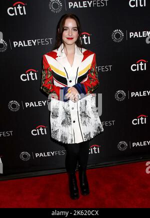 New York City, USA. 10th Oct, 2022. Mckenna Grace attending PaleyFest NY: The Handmaid's Tale held at The Paley Center for Media on October 10, 2022 in New York City, NY © Steven Bergman/AFF-USA.COM Credit: AFF/Alamy Live News Stock Photo