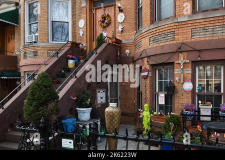 Ridgewood New York City neighborhood Stock Photo