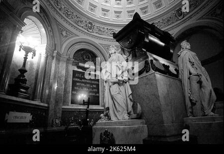 General Jose de San Martin tomb at the Buenos Aires Cathedral, Argentina Stock Photo