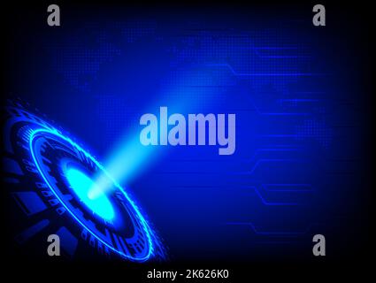 digital abstract background style circuit boardHitech Technology style glow blue tone vector illustration Stock Vector