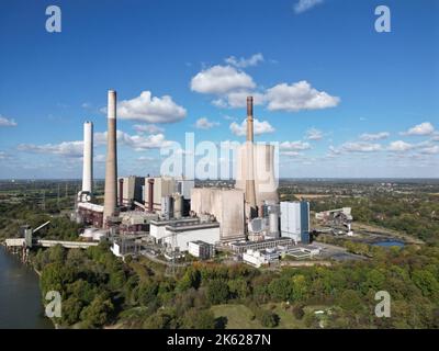 Decommissioned Coal-Fired Power Plant, Voerde Stock Photo