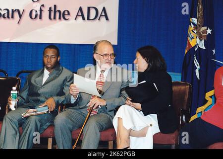 Office of Disability Employment Policy - 11th Anniversary of American Disabilities Act (ADA) with Teddy Pendegrass Stock Photo