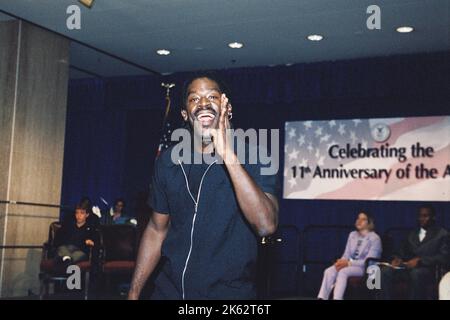 Office of Disability Employment Policy - 11th Anniversary of American Disabilities Act (ADA) with Teddy Pendegrass Stock Photo