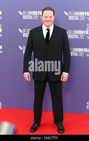 London, UK. 11th Oct, 2022. Brendan Fraser arrives at the The Whale - UK Premiere Premiere - BFI London Film Festival on 11 October 2022, England, London, UK. Credit: See Li/Picture Capital/Alamy Live News Stock Photo