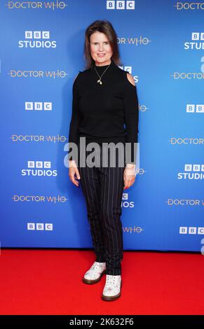 Sophie Aldred attends the World premiere of Doctor Who at the Curzon Bloomsbury in London. Picture date: Tuesday October 11, 2022. Stock Photo