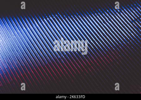 ridged texture blur glow overlay neon blue red Stock Photo