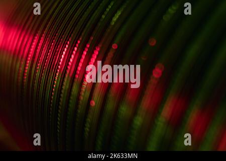 blur color glow bokeh light overlay ridged texture Stock Photo
