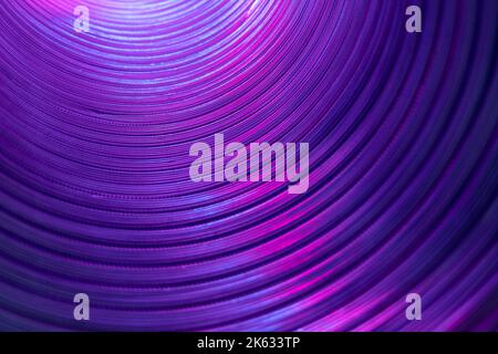 ridged texture blur glow background neon purple Stock Photo
