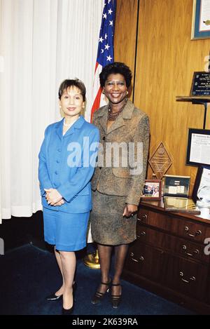 Office of the Secretary - Secretary Alexis Herman's Reception for Friends of Department of Labor Stock Photo