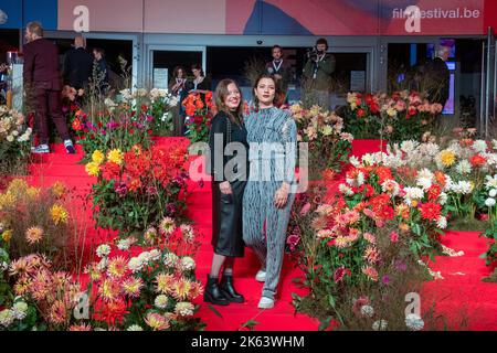 Gent, Belgium. 11th Oct, 2022. actress Anemone Valcke pictured during the opening night of the 'Film Fest Gent' film festival in Gent on Tuesday 11 October 2022. This year's edition is taking place from October 11th to 22nd. BELGA PHOTO NICOLAS MAETERLINCK Credit: Belga News Agency/Alamy Live News Stock Photo