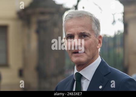 Prague, Czech Republic. 6th Oct, 2022. Norway's Prime Minister Jonas Gahr Store seen before the European Political Community summit in Prague. This is the first ever meeting of a wider format of member states of European Union and other European countries across the continent. (Credit Image: © Tomas Tkacik/SOPA Images via ZUMA Press Wire) Stock Photo