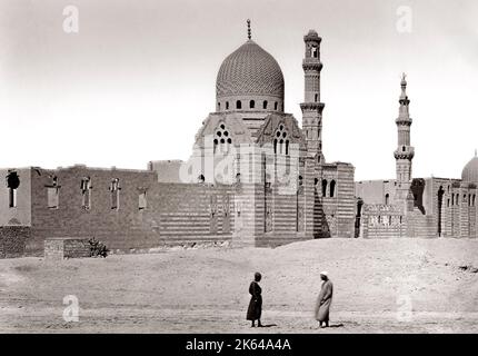 Tombs of the Caliphs, City of the Dead, Cairo, Egypt, c.1880's Stock Photo