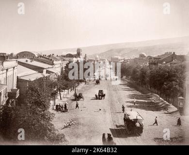 19th century vintage photograph - Caucasus Georgia Stock Photo