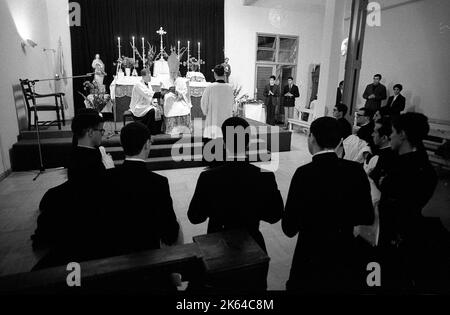 Marcel Lefebvre, Catholic French priest and archbishop ordering young ...