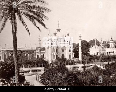 19th century vintage photograph India - Lucknow Stock Photo