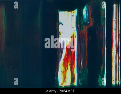 distorted display system breakdown glitch pattern Stock Photo