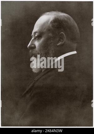 King Edward VII (1841 - 1910), by Baron de Meyer. Stock Photo