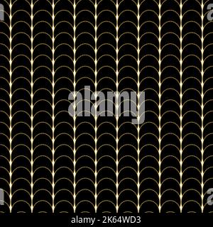 Art Deco Gold Geometric Pattern Stock Vector