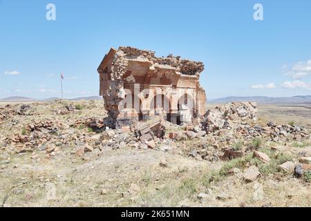 The Citadel of the Ancient Armenian Capital of Ani Stock Photo