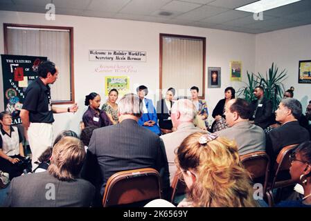 Office of the Secretary - Secretary Alexis Herman in Seattle, Washington Stock Photo