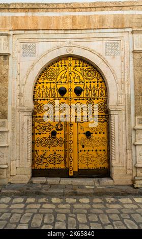 Tunisian Door Stock Photo