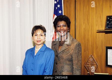 Office of the Secretary - Secretary Alexis Herman's Reception for Friends of Department of Labor Stock Photo