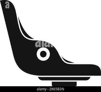 Bicycle seat icon simple vector. Child bike. Family kid Stock Vector