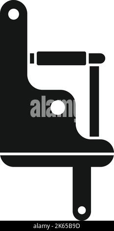 Cyclist baby seat icon simple vector. Bike child. Kid family Stock Vector