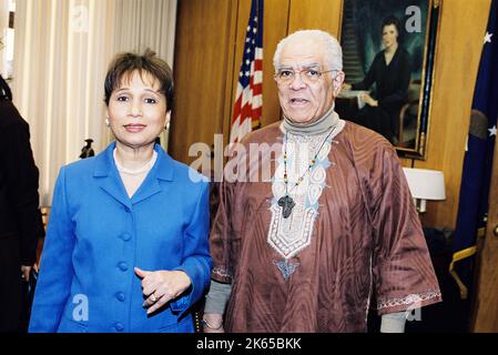 Office of the Secretary - Secretary Alexis Herman's Reception for Friends of Department of Labor Stock Photo