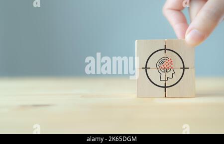 Customer insight marketing concept. Deep understanding of customers,  behaviors and  needs. Using customer insight to build strong customer relationsh Stock Photo