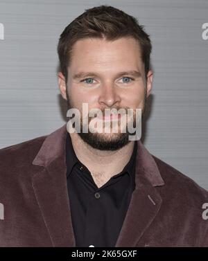 Los Angeles, USA. 11th Oct, 2022. Jack Reynor arrives at the Prime Video's THE PERIPHERAL Premiere held at The Theatre at Ace Hotel in Los Angeles, CA on Tuesday, October 11, 2022. (Photo By Sthanlee B. Mirador/Sipa USA) Credit: Sipa USA/Alamy Live News Stock Photo