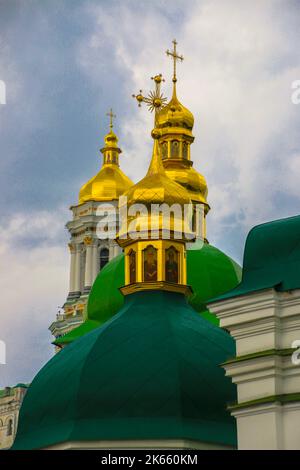 The Kiev-Pechersk Lavra is one of the first monasteries founded by Kievan Rus. One of the most important Orthodox shrines Stock Photo